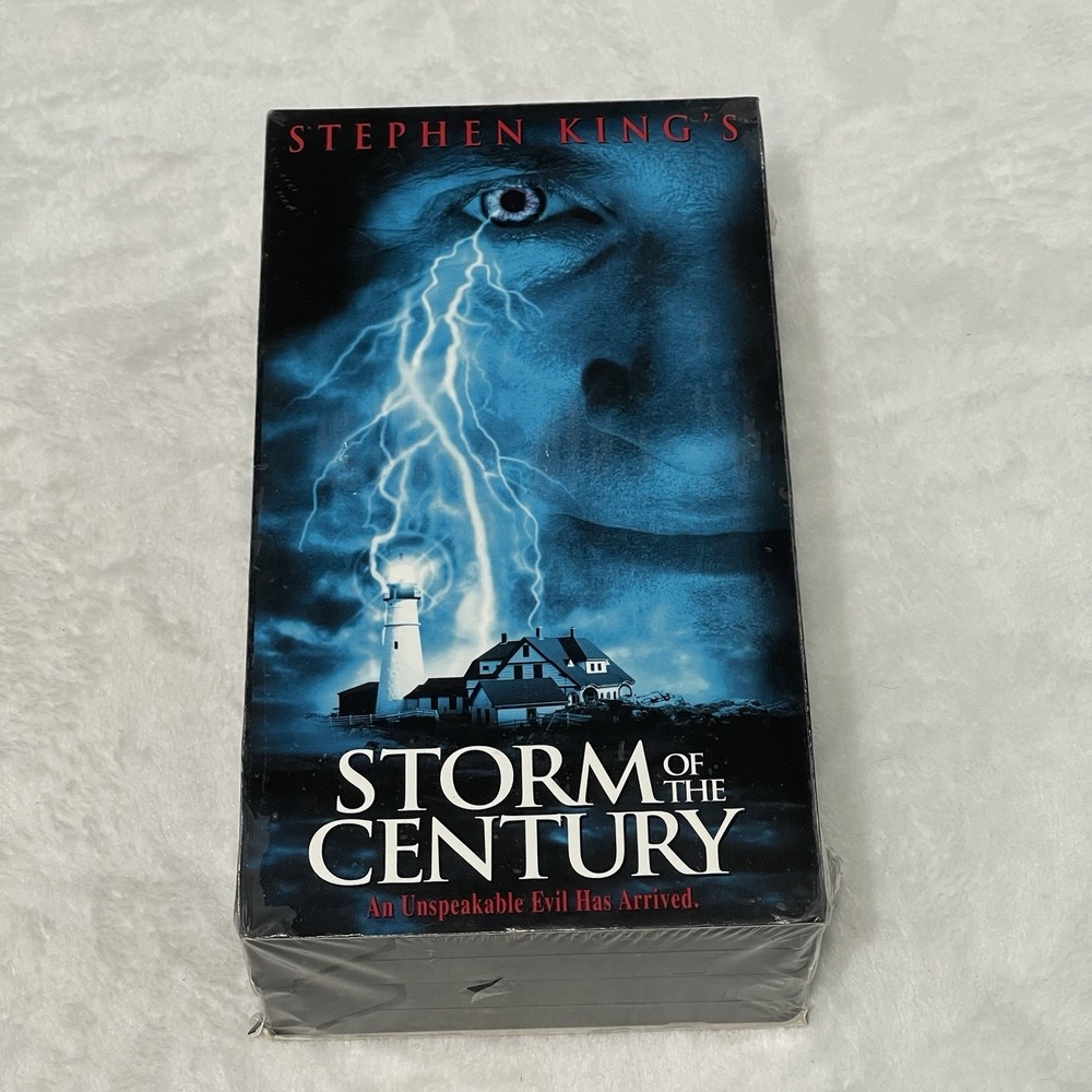 Storm of the Century (VHS, 1999, 2-Tape Set) Vintage Horror Miniseries Suspense